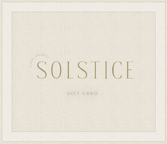 Solstice Floral Gift Card