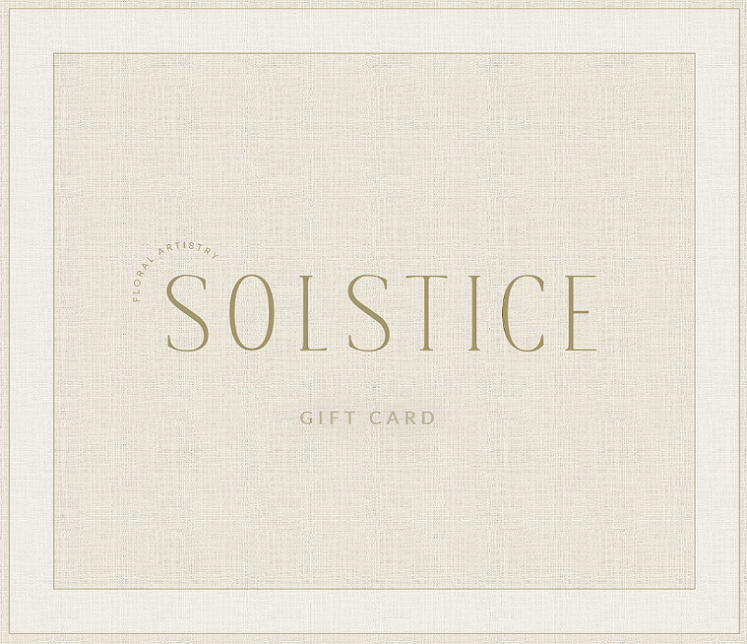 Solstice Floral Gift Card